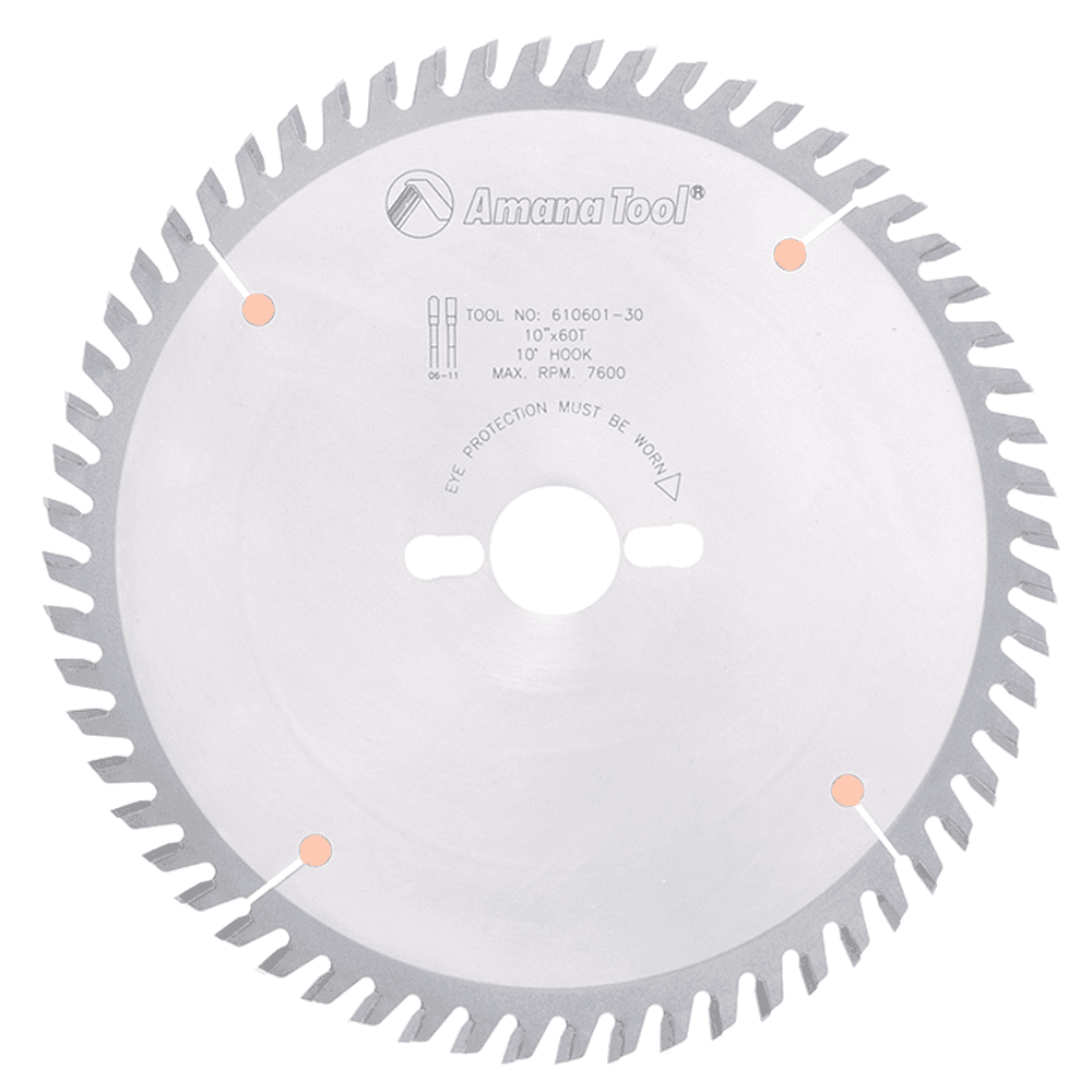 10" x 60 Teeth General Purpose Cut-Off Saw Blade