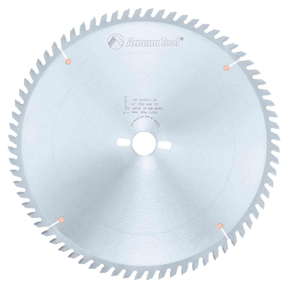 14" x 72 Teeth Heavy-Duty General Purpose Saw Blade, 30mm Bore