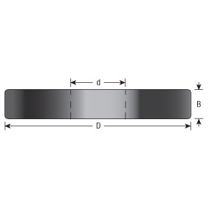 105mm x 16mm high Insert Aluminum Rub Collar