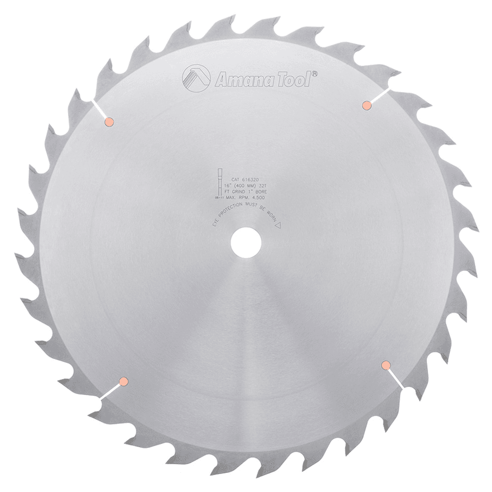 16" x 32 Teeth Standard Ripping Saw Blade