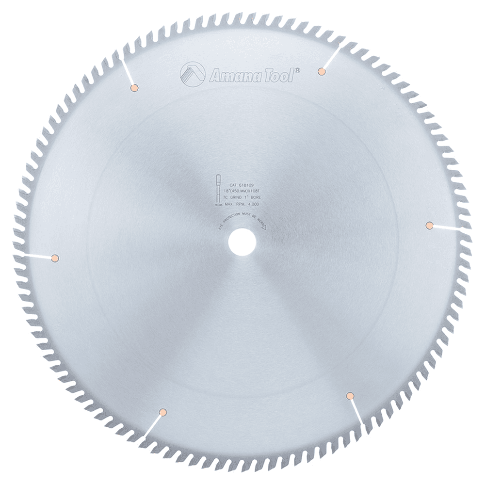 18" x 108 Teeth Trim/Cross-Cut Heavy-Duty General Purpose Saw Blade