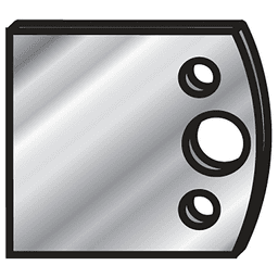 40mm x 44.75mm Blank Knive for Profile Pro Cutterhead