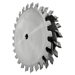 10" x 24 Teeth Dado Saw Blade Set with Five 2-Wing Chippers