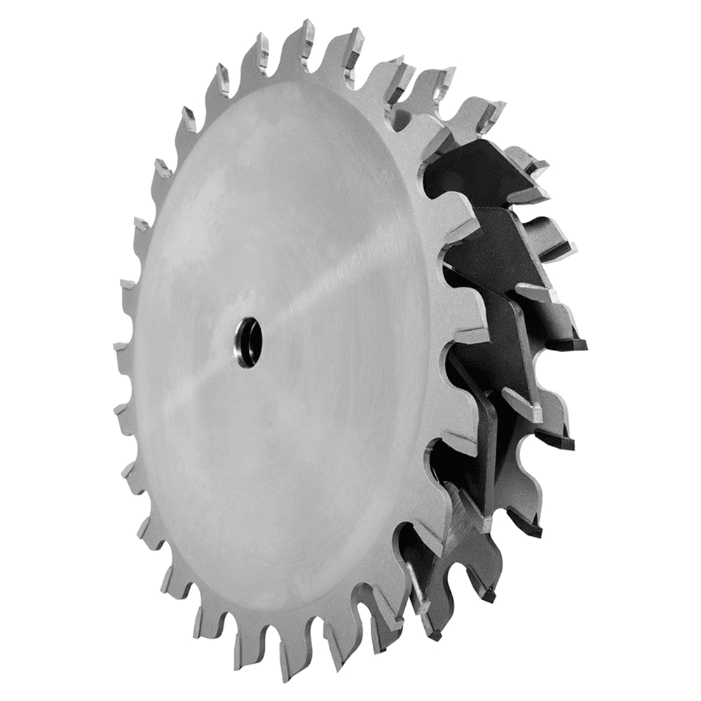 12" x  24 Teeth Dado Saw Blade Set with 2-Wing Five Chipper