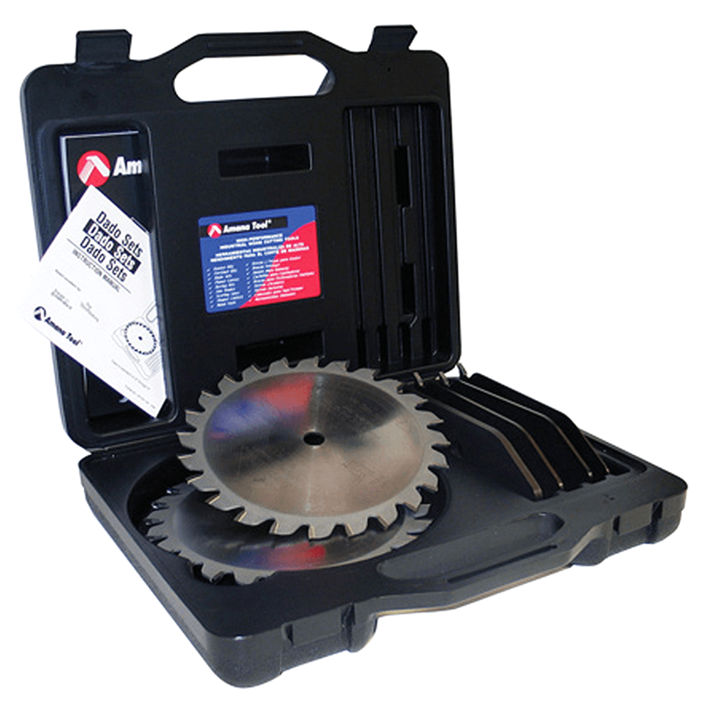 8" x 24 Teeth Dado Set with Five 2-Wing Chipper