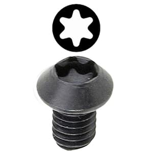 3.5mm x 0.6mm x 5mm Socket Head Retaining Screw, Torx Drive by Amana