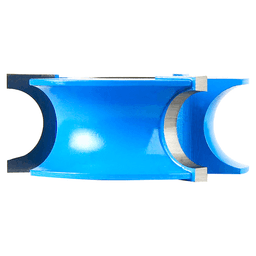 2-5/8" Dia x 1-1/16" Carbide Tipped 3-Wing Bull Nose Bit, 3/8" Radius x 3/4" Bead Radius, 1/2" and 3/4" Bore