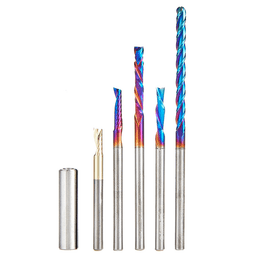 5-Piece CNC Signmaking/Engraving Router Bit Pack, 1/8" Shank
