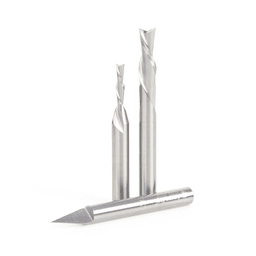 3-Piece CNC Basic Router Bit Pack, 1/4" Shank