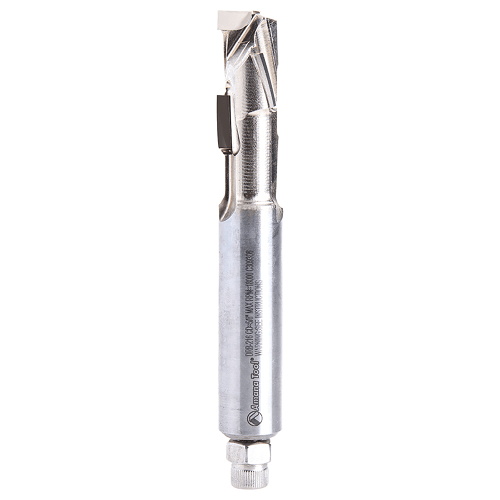 DRB-216 5/8" x 1-5/8" CNC Tipped Compression Up/Down Shear R/H Direction Router Bit, 2-Flute, 5/8" Shank