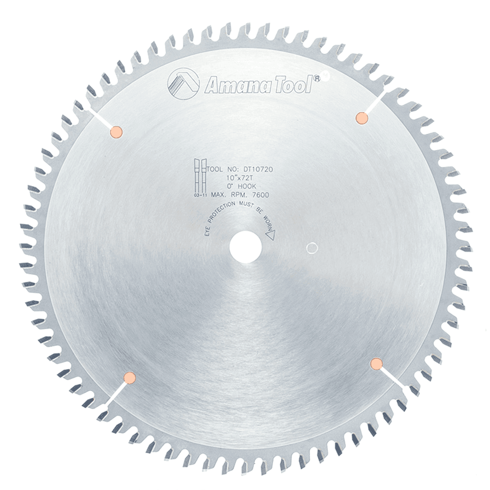 10" x 72 Teeth Ditec Saw Blade