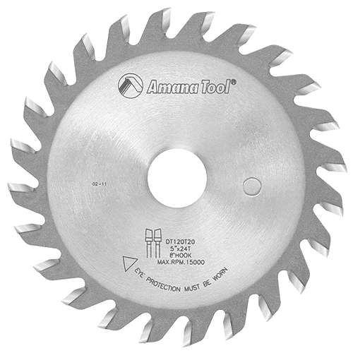 120mm x 24 Teeth Ditec 2000 Adjustable Scoring Set Saw Blade, 3.2mm - 4.2mm Kerf