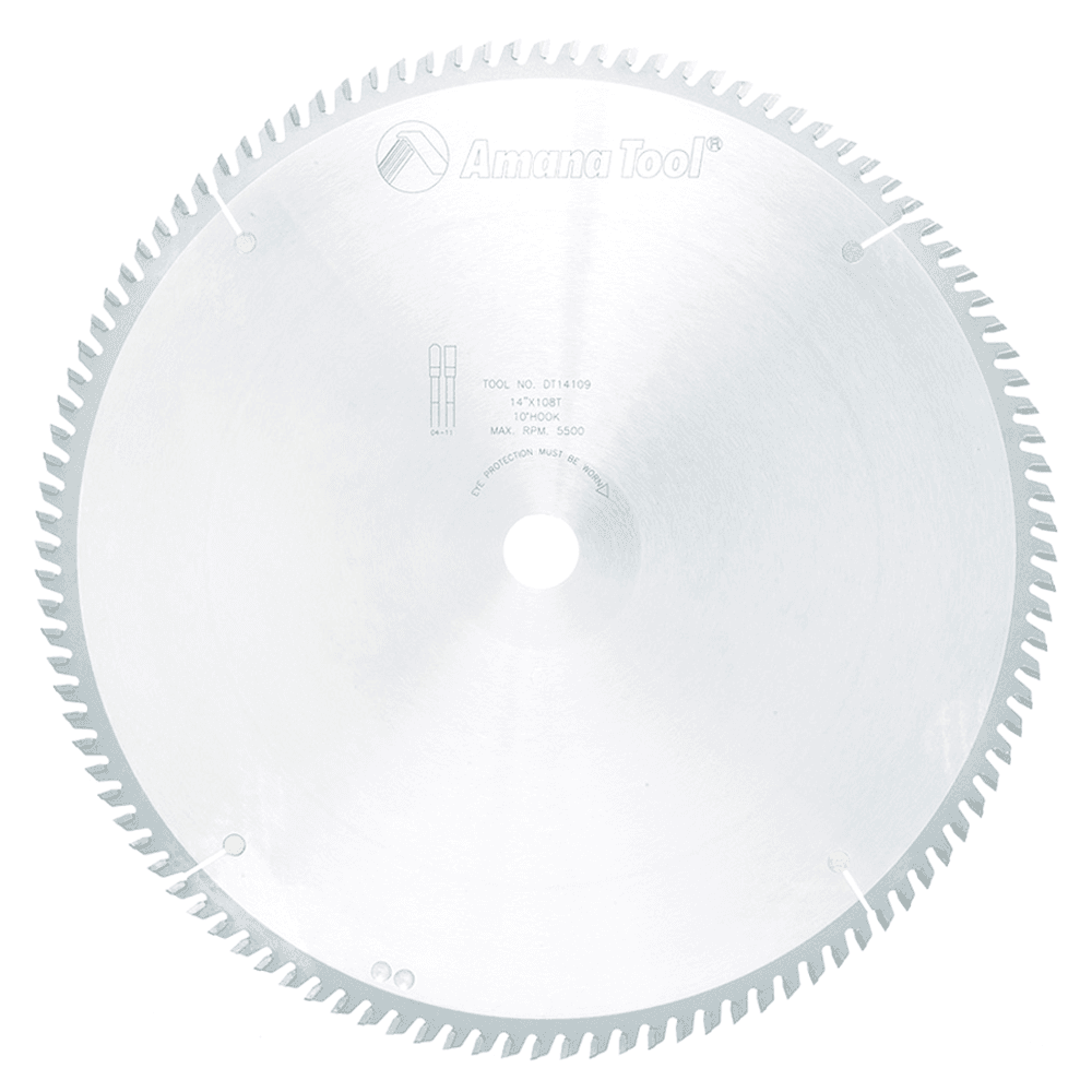 14" x 108 Teeth Cross-Cut Sliding Table Saw Blade
