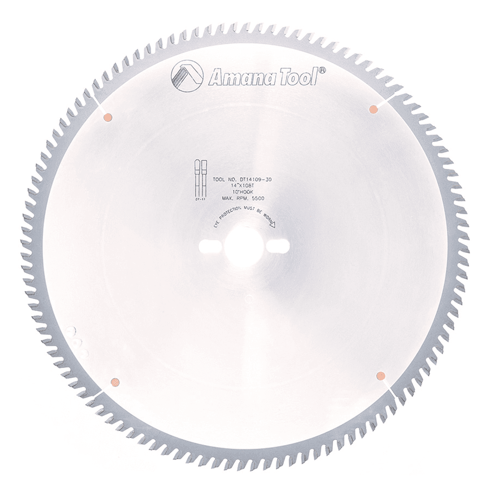 14" x 108 Teeth Cross-Cut Sliding Table Saw Blade, 30mm Bore Diameter