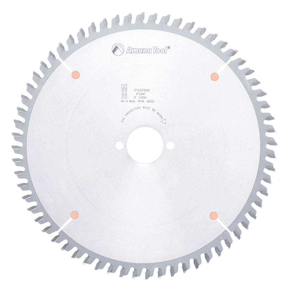220mm x 64 Teeth Ditec Holz-Her General Purpose Saw Blade, High Alternate Top Grind