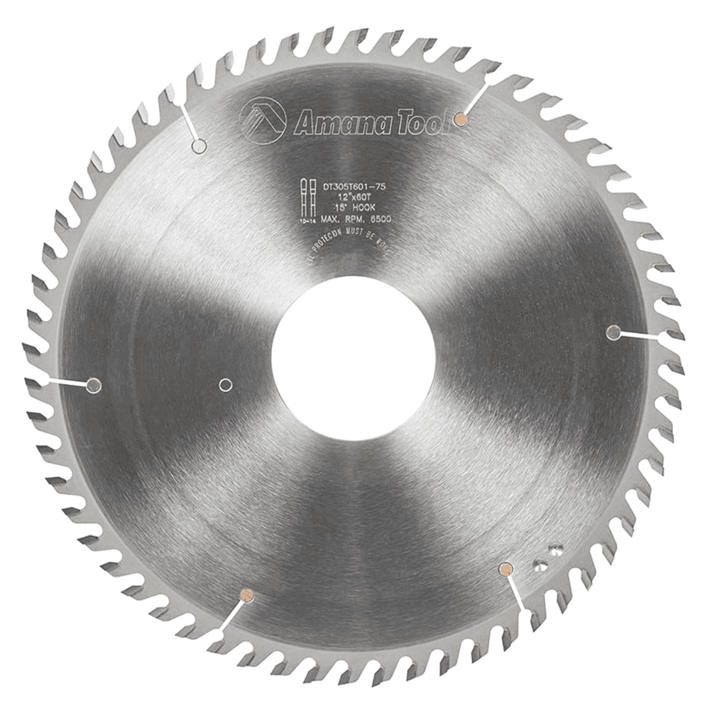 305mm x 60 Teeth Ditec 2000 Adjustable Scoring Set Saw Blade, 75mm Bore Diameter