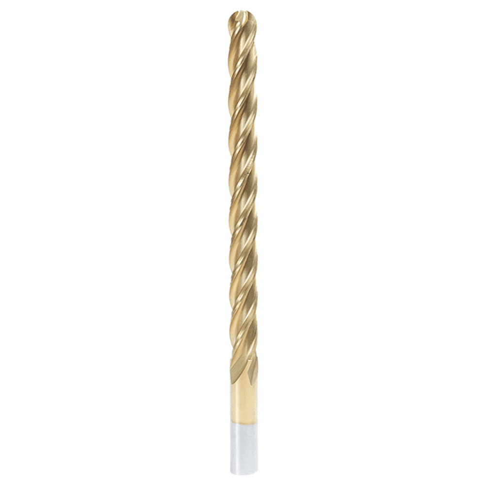 1/2" x 8" Foam Cutting Ball End Extended TiN Coated Up-Cut CNC Spiral Router Bit, 4-Flute, 1/2" Shank
