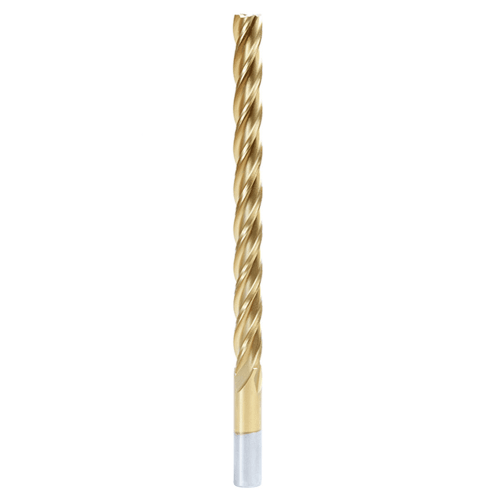 1/2" x 8" Foam Cutting Square End Mill Extended TiN Coated Up-Cut Spiral Router Bit, 4-Flute, 1/2" Shank