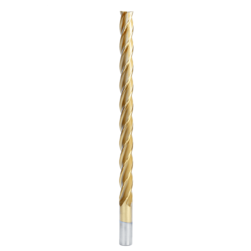3/4" Dia x 12-1/2" Foam Cutting End Mill Extended Reach TiN Coated Spiral Up-Cut Router Bit, 4-Flute, 3/4" Shank
