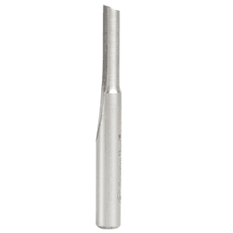 1/4" x 2-1/8" Plastic Cutting 'O' Straight Bit, 1-Flute, 1/4" Shank