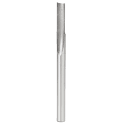 1/4" x 3-1/4" Plastic Cutting 'O' Straight Bit, 1-Flute, 1/4" Shank