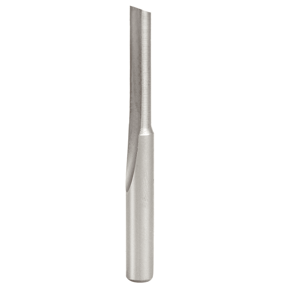 1/4" x 2-3/8" Plastic Cutting 'O' Straight Bit, 1-Flute, 1/4" Shank