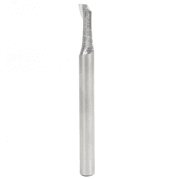 1/4" x 2-3/4" Aluminum Cutting Up-Cut Spiral Router Bit, 1-Flute, 1/4" Shank