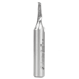 1/4" x 3-1/4" Aluminum Cutting Up-Cut Spiral Router Bit, 1-Flute, 1/2" Shank