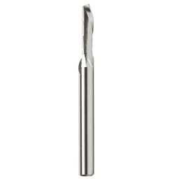 1/4" x 2-3/4" Aluminum Cutting Down-Cut Spiral Router Bit, 1-Flute, 1/4" Shank