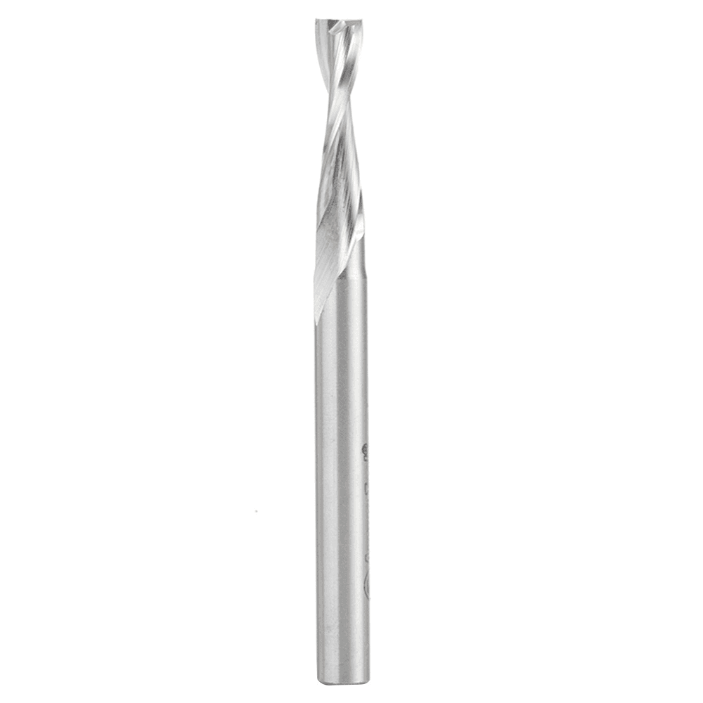7/32" x 3" Aluminum Cutting Up-Cut Spiral Router Bit, 2-Flute, 1/4" Shank