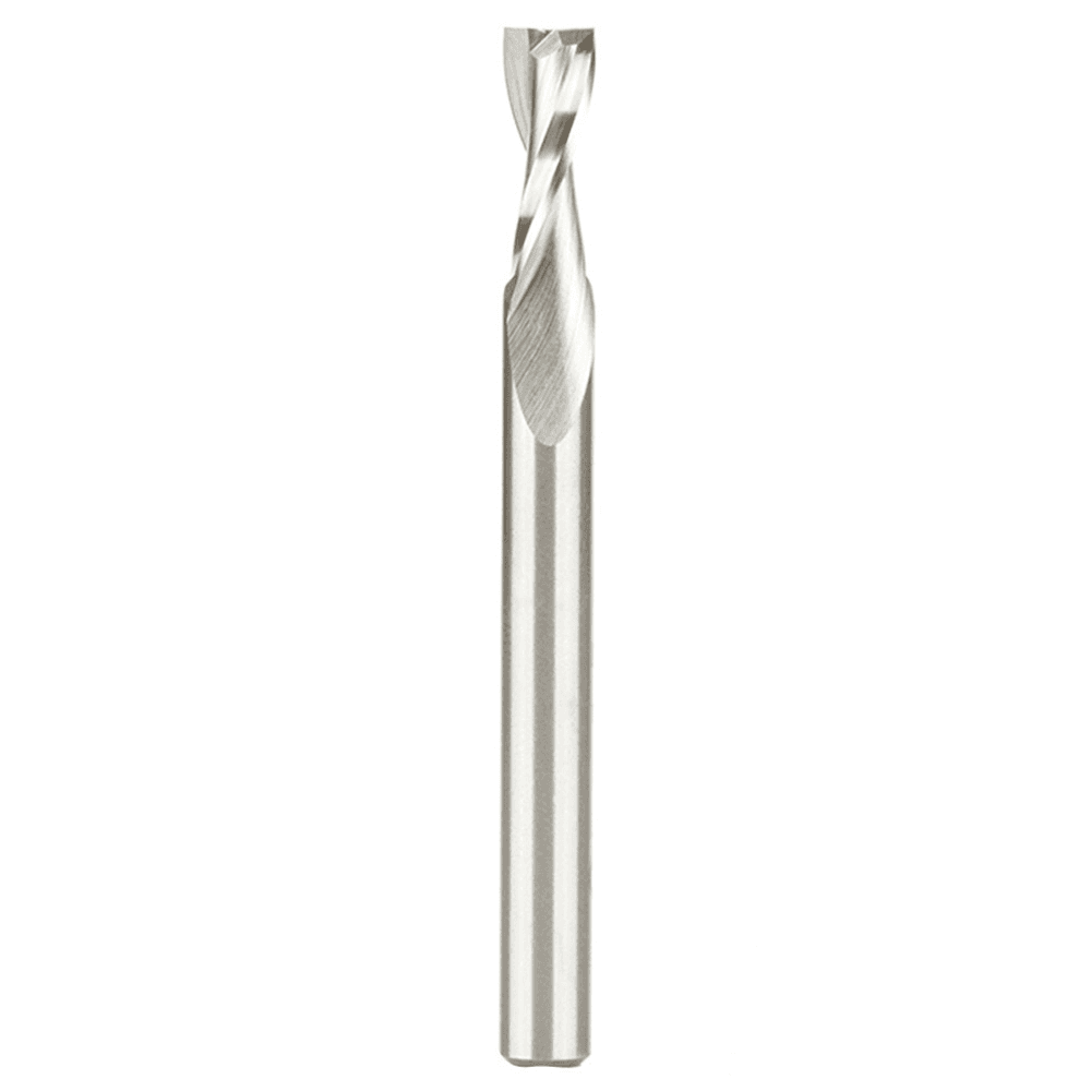 1/4" x 2-3/4" Aluminum Cutting Up-Cut Spiral Router Bit, 2-Flute, 1/4" Shank