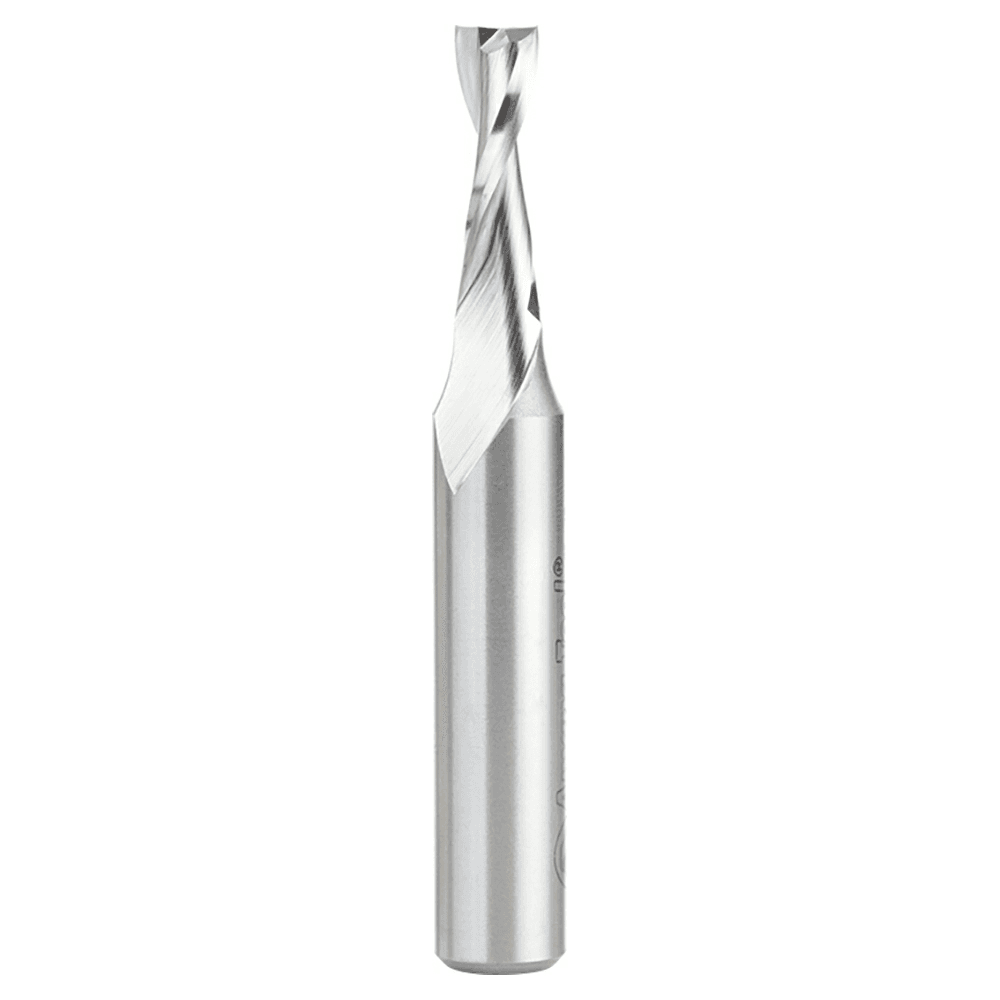 5/16" x 3-1/2" Aluminum Cutting Up-Cut Spiral Router Bit, 2-Flute, 1/2" Shank