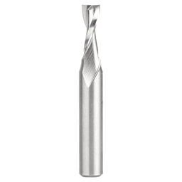 3/8" x 3-1/2" Aluminum Cutting Up-Cut Spiral Router Bit, 2-Flute, 1/2" Shank