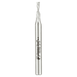 1/8" x 2-5/8" Aluminum Cutting Down-Cut Spiral Router Bit, 2-Flute, 1/4" Shank