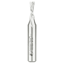 1/4" x 3-1/4" Aluminum Cutting Down-Cut Spiral Router Bit, 2-Flute, 1/2" Shank