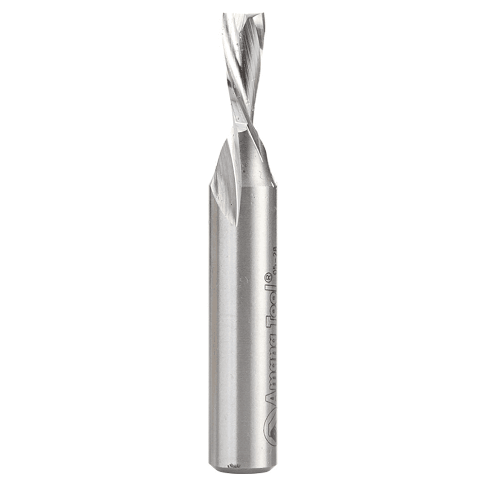 5/16" x 3-1/4" Aluminum Cutting Down-Cut Spiral Router Bit, 2-Flute, 1/2" Shank