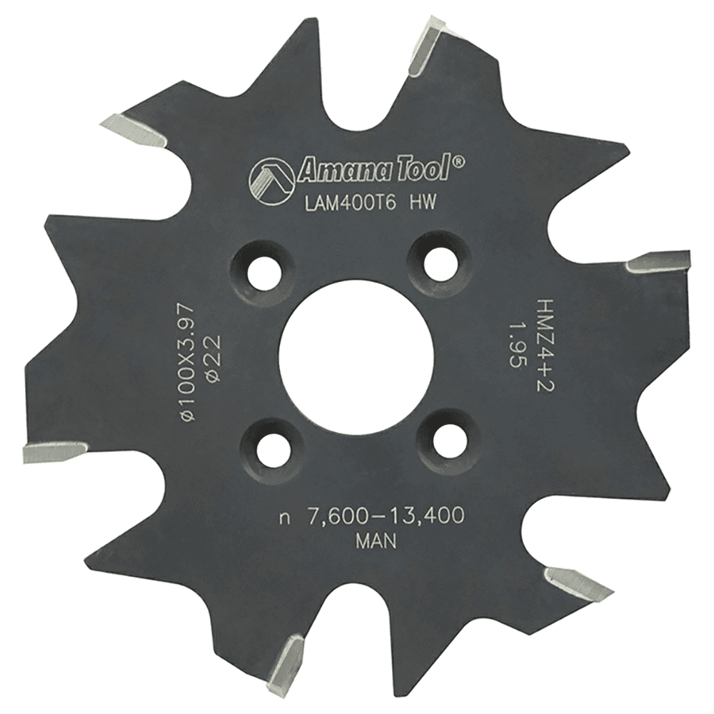 100mm x 6 Teeth Plate Jointer Replacement Cutter