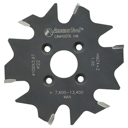 100mm x 6 Teeth Plate Jointer Replacement Cutter