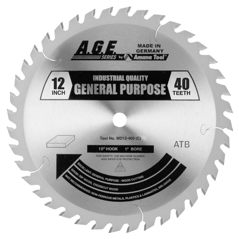 10" x 40 Teeth General Purpose Cross-Cut/Cut-Off Saw Blade