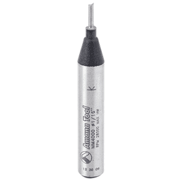 1/16" x 1-3/4" Miniature Plunging Router Bit, 1-Flute, 1/4" Shank
