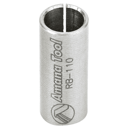 10mm x 1" High Precision Steel Router Collet Reducer, 8mm Shank