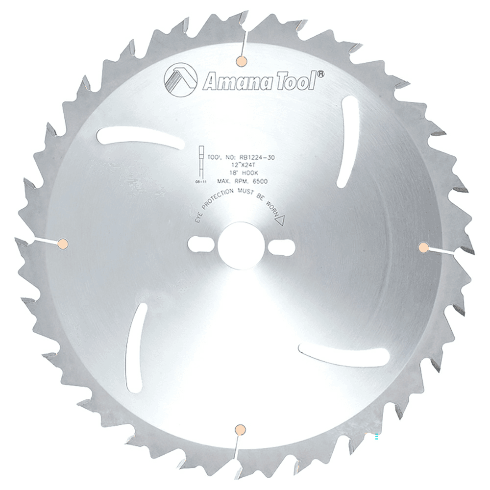 12" x 24-Teeth Euro Rip Saw Blade with Cooling Slot