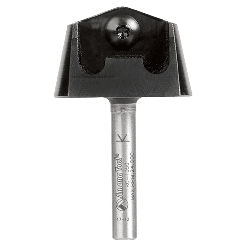 Tru Point Roundover Insert CNC System Tool Body, 1/4" Shank