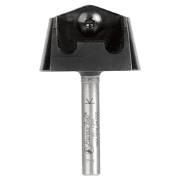 Tru Point Roundover Insert CNC System Tool Body, 1/4" Shank