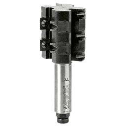2" Dia x 2-13/64" CNC Rough Rabbeting/Sizing Insert Router Bit, 3/4" Shank