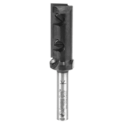 In-Tech 1/2" x 2-5/8" Insert Straight Plunge Router Bit, 1-Flute, 1/4" Shank