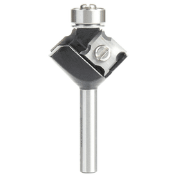 1-5/64" Dia x 3/8" x 1/16" Radius In-Tech Insert Corner Round, 2 Flute, 1/4" Shank