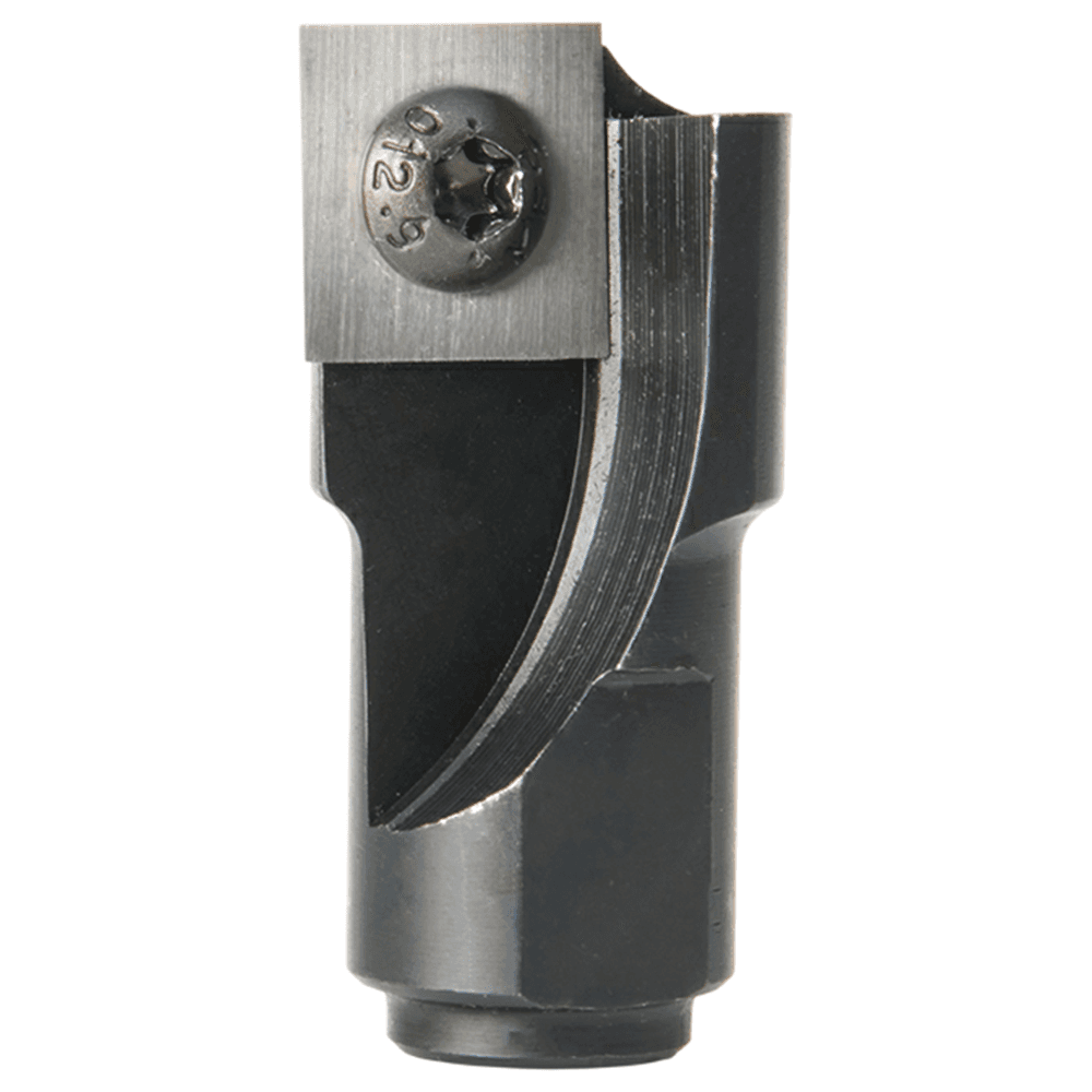 3/4" - 0.015" x 1/4" - 28 Thread Insert Carbide Mortising Screw Cutter, 1 Flute