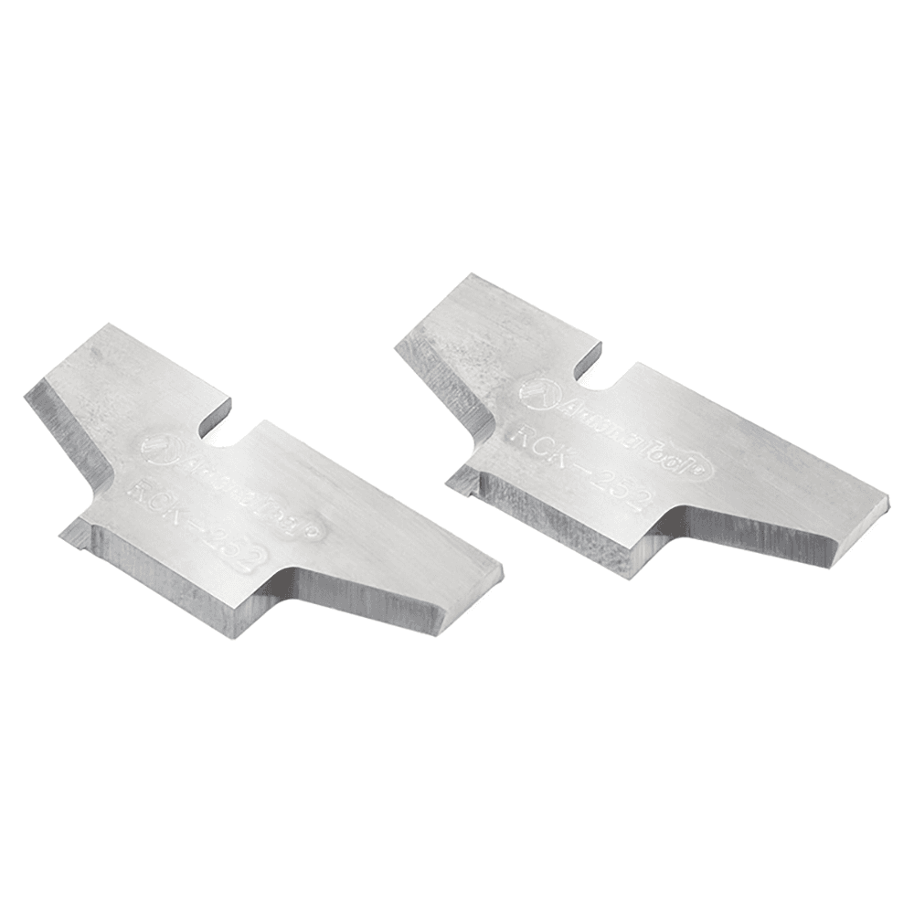 RCK-252 Insert Cabinet Door Edge Solid Carbide Insert Knives for RC-2120, Pair of 2