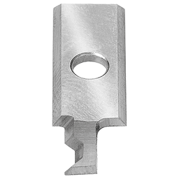 RCK-433 2.3mm - 3.3mm Solid Carbide Insert Cut/Quad Chamfer Knife for In-Groove System